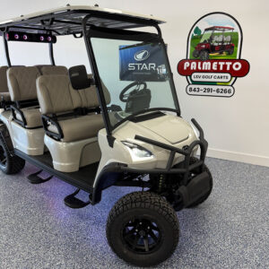 Sirius 4+2 Lifted  Peal White Body  Tan Seats
